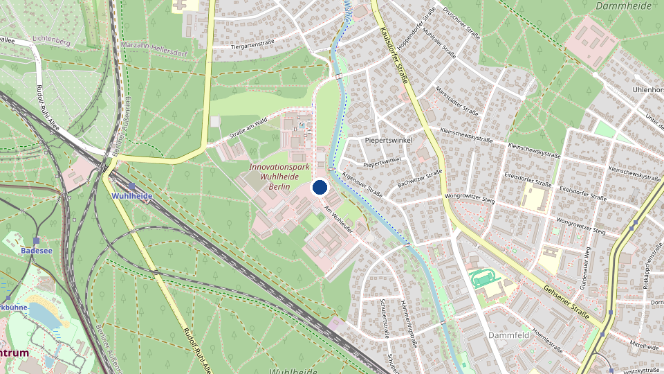 Karte: Standort von BL&P im Innovationspark Wuhlheide, Köpenicker Straße 325, Berlin