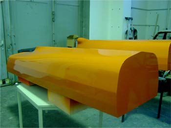 Bootsrumpf-Modell für Torsionsversuche
