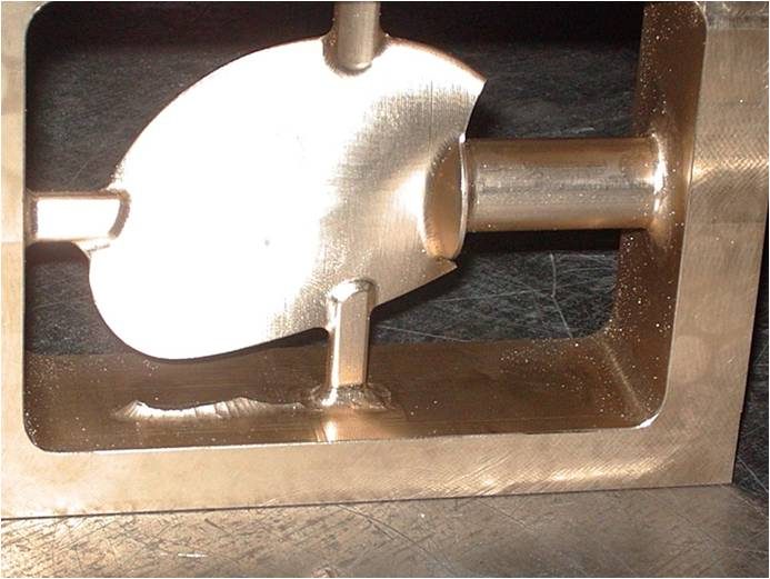 Schiffsschraubenflügel aus Messing