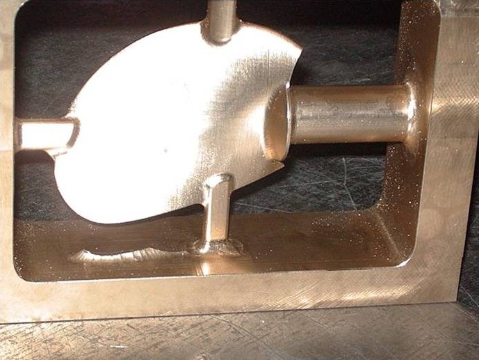 Schiffsschraubenflügel aus Messing